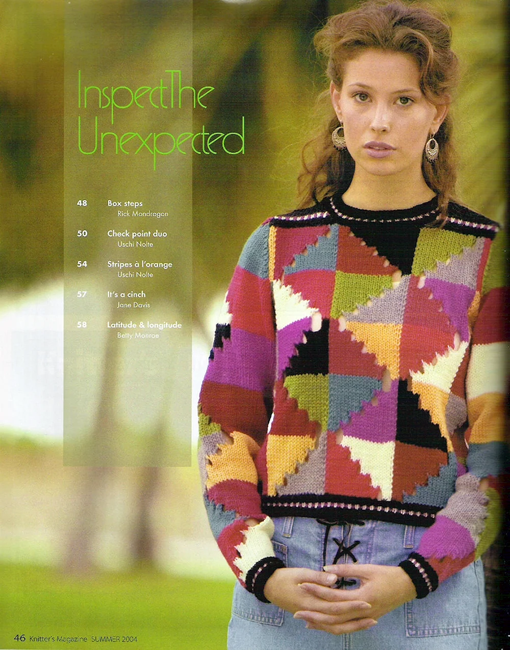 1983 Childrens Intarsia Sweater Knitting pattern Zebra