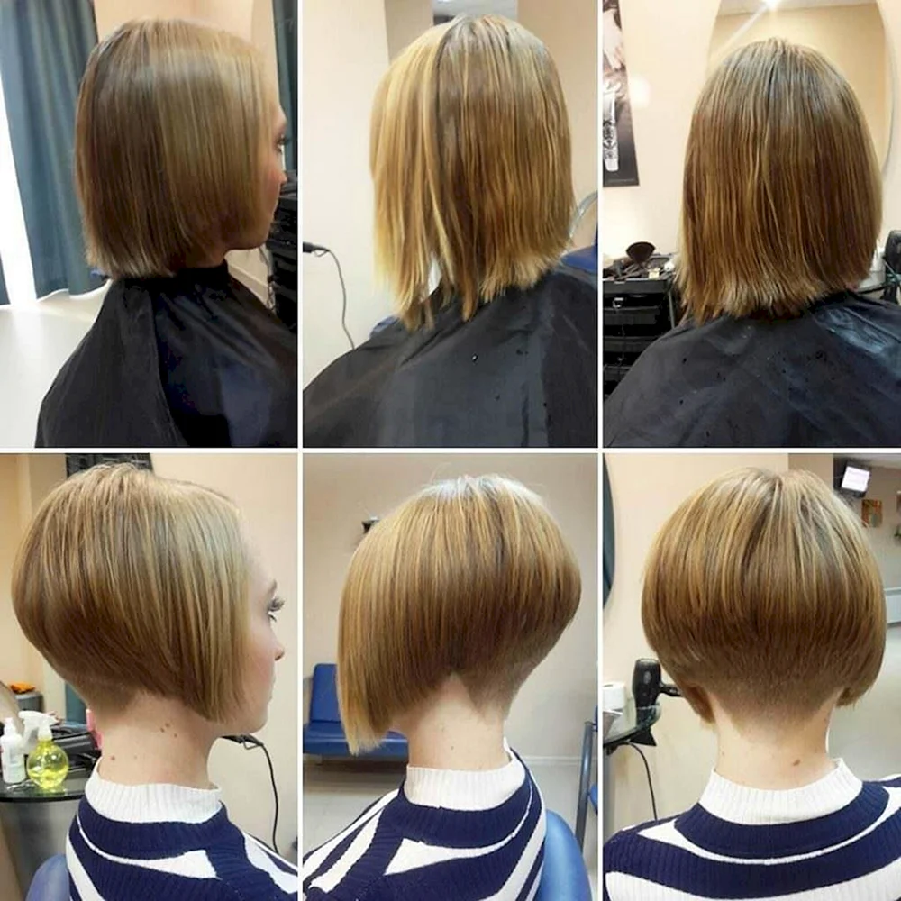 5. Rounded Bob with a Stacked nape