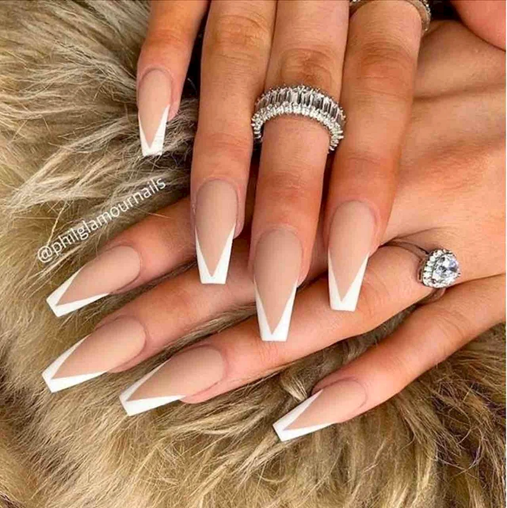 Acrylic Nails Coffin Design in 2020