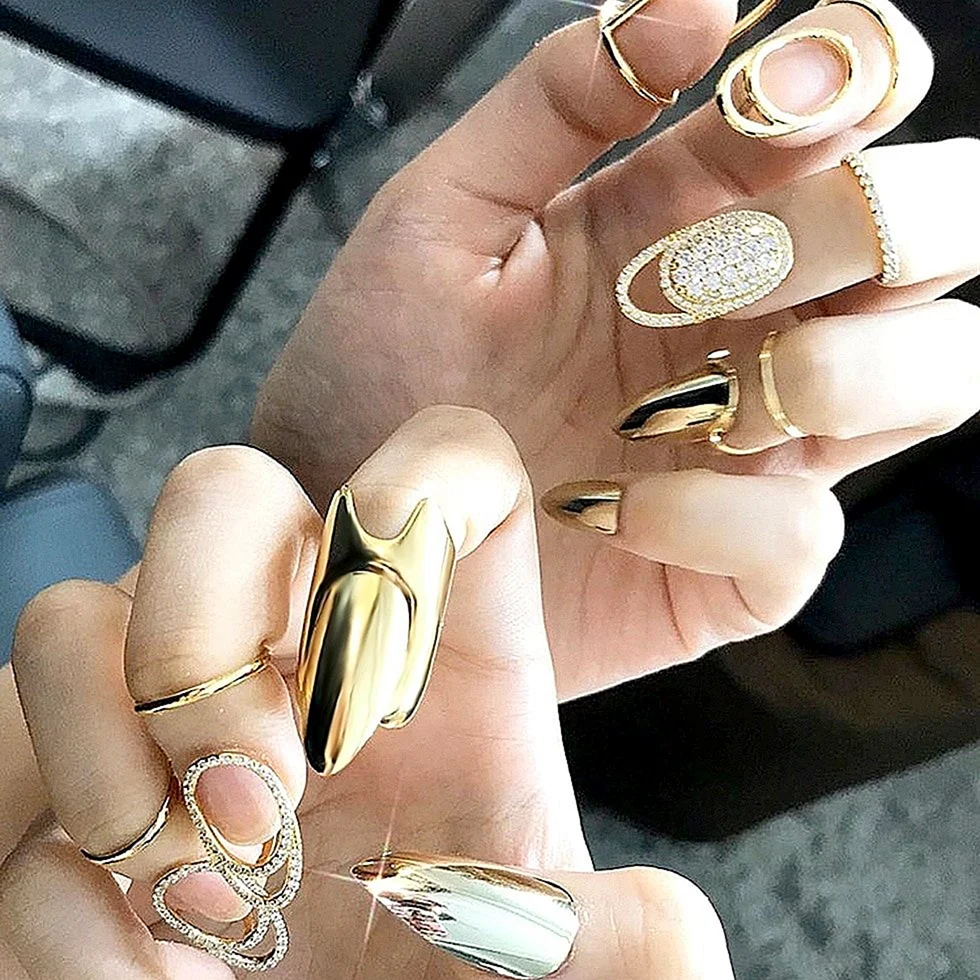 Acrylics Nails Jewelry 2022