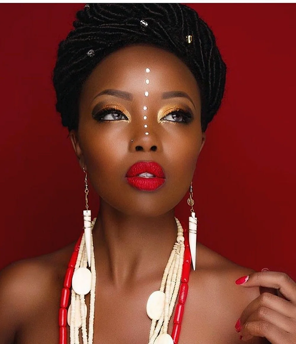 Африканский макияж
