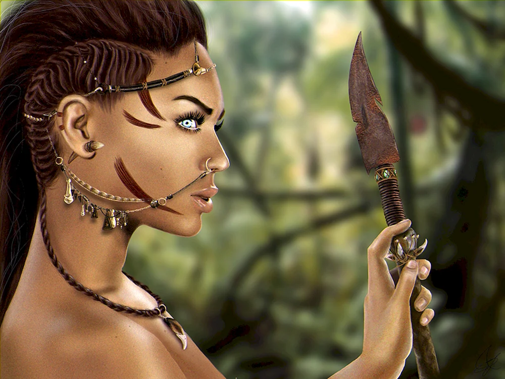 Amazon Warrior woman