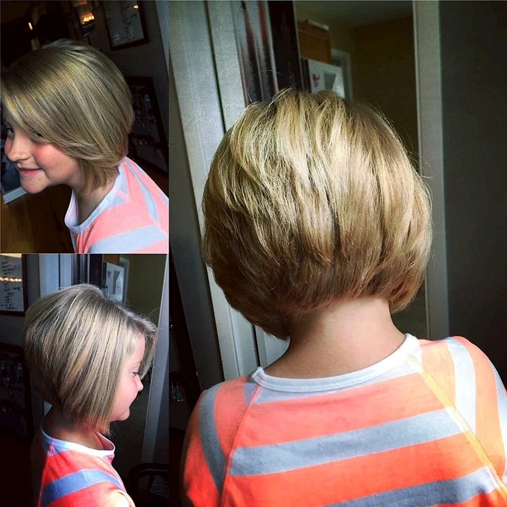 Angled Bob Haircuts for girls