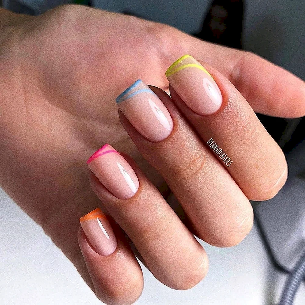 Angled French Tips