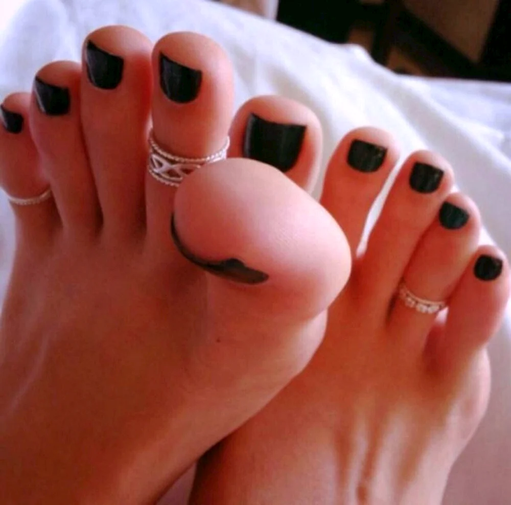 Black Nails feet