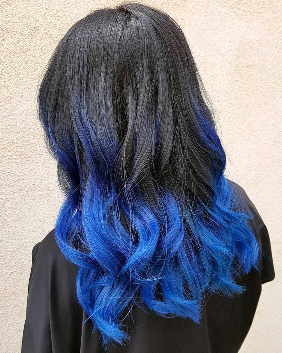 Blue Dye hair