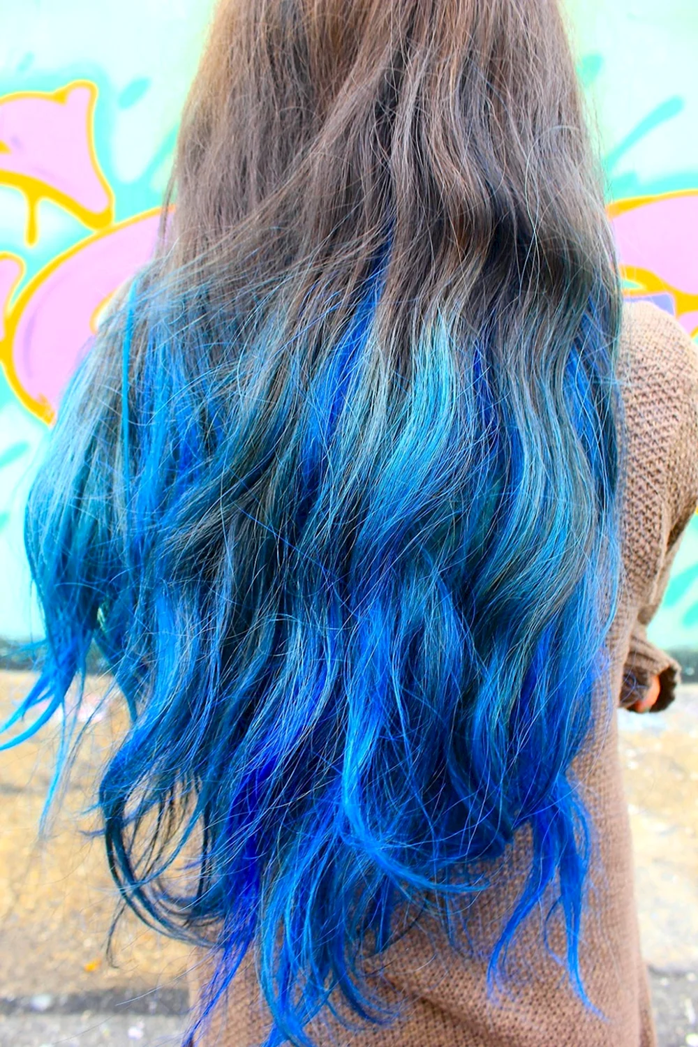 Blue Dye hair