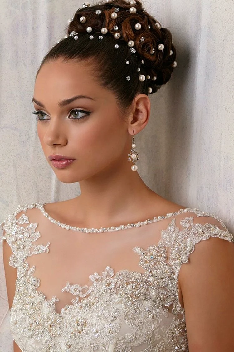 Bridal Black Hairstyle
