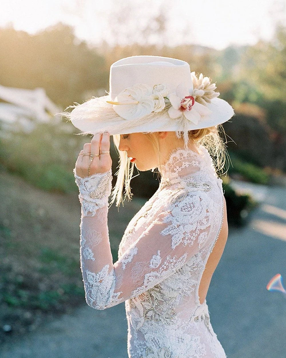 Bride hat