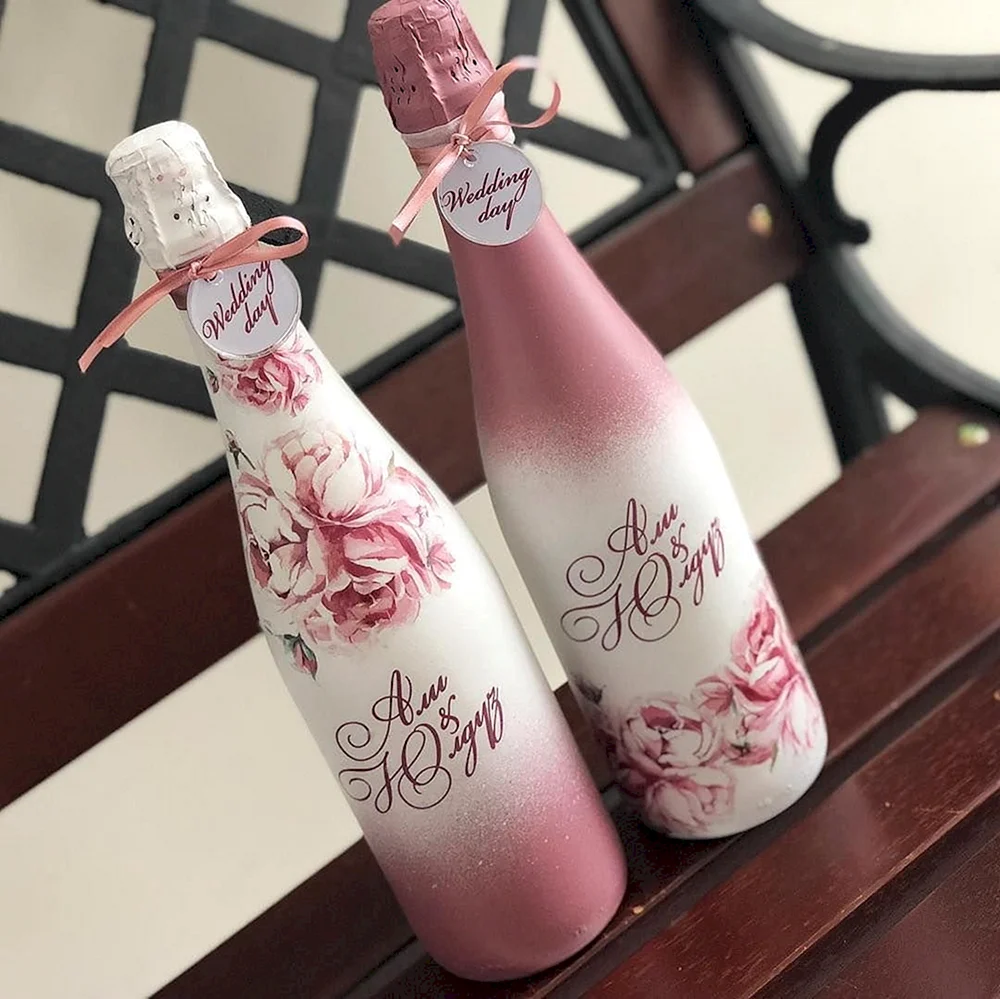 Бутылки на свадьбу 2020