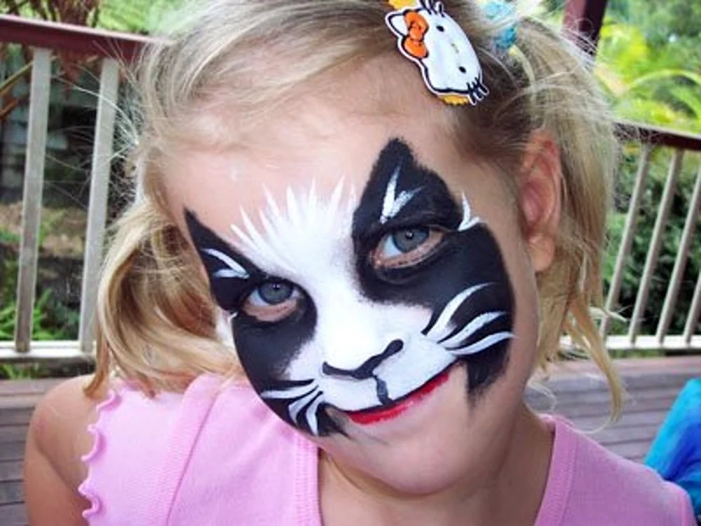Cat Halloween Kid face