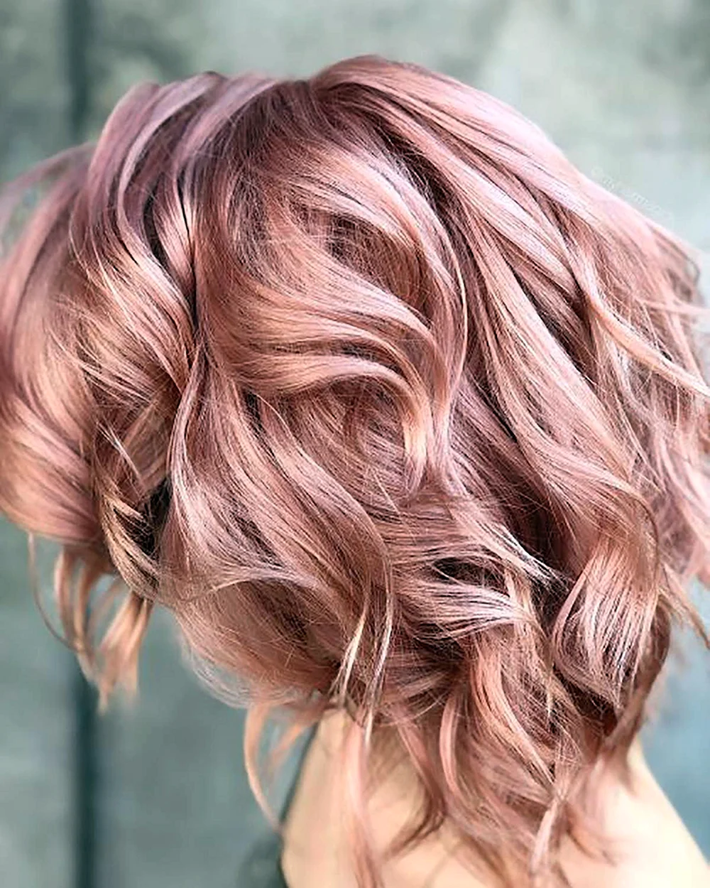 Champagne Pink hair Color