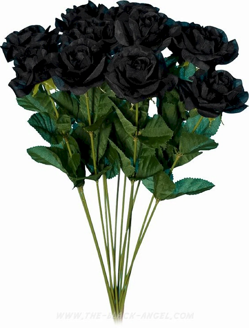Черные искусственные цветы