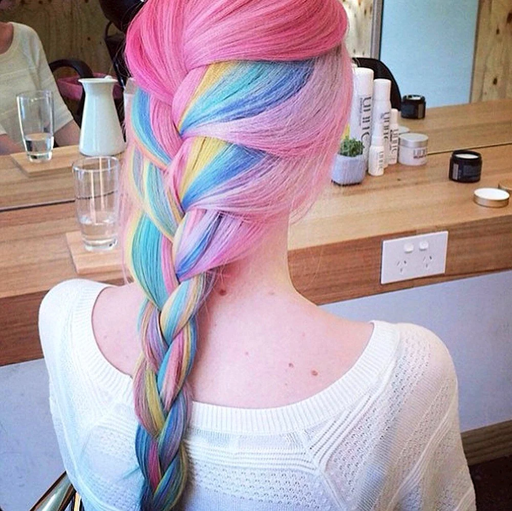 Colorful Braids hair