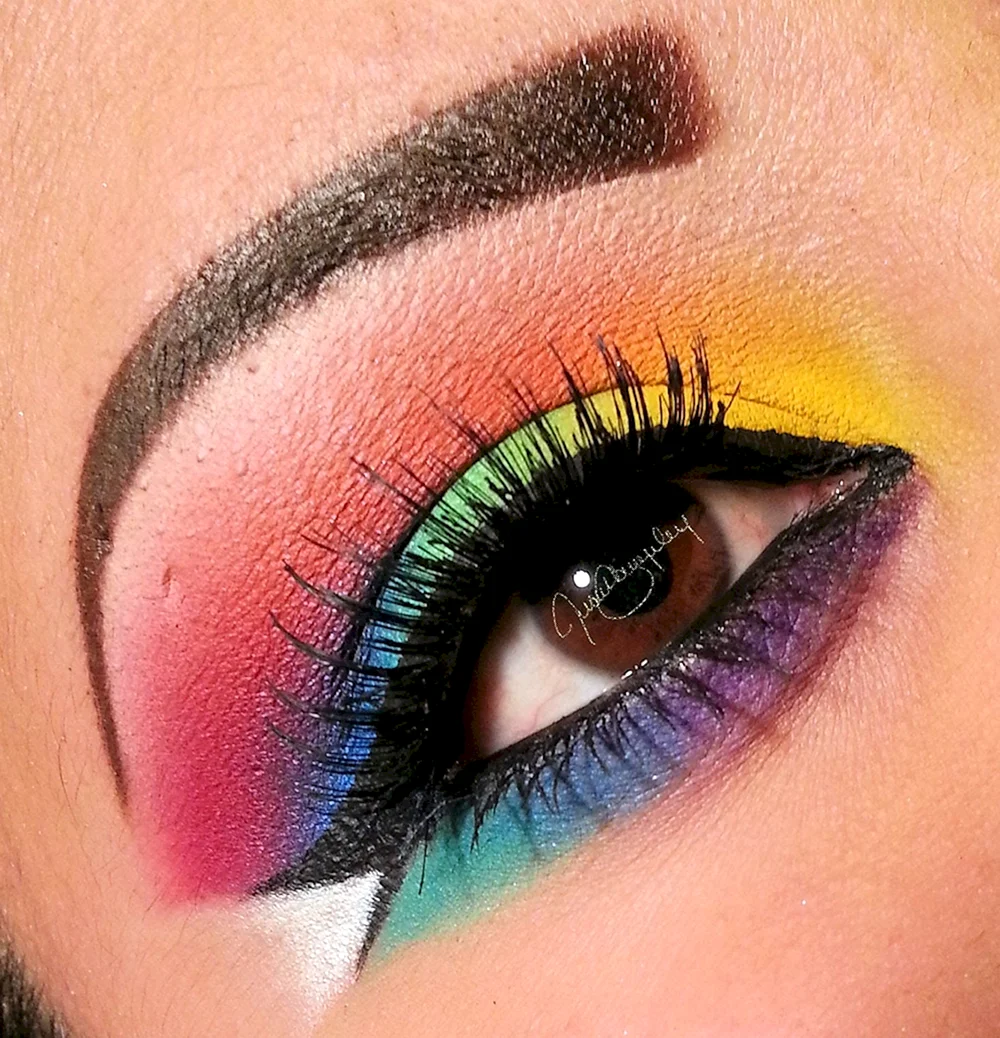 Colorful Eyeshadow Makeup