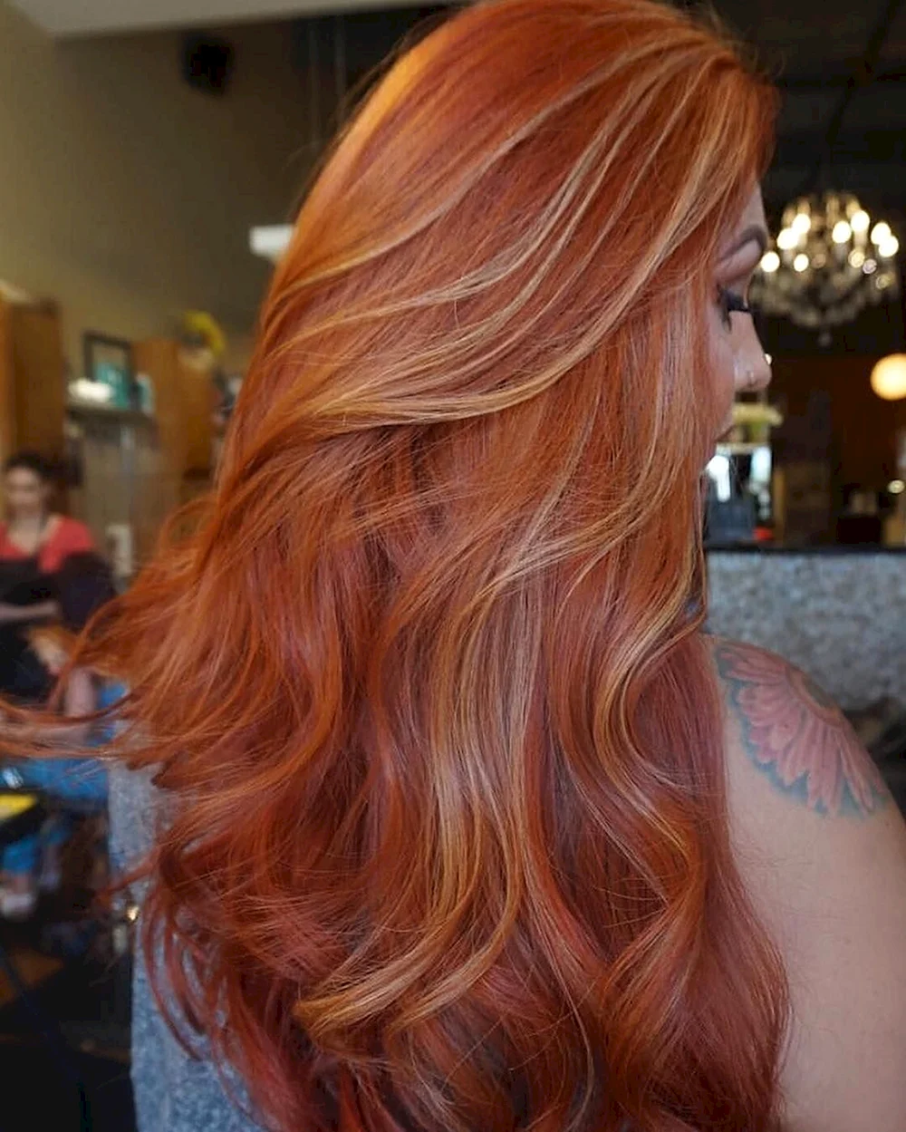 Copper Ginger hair Color