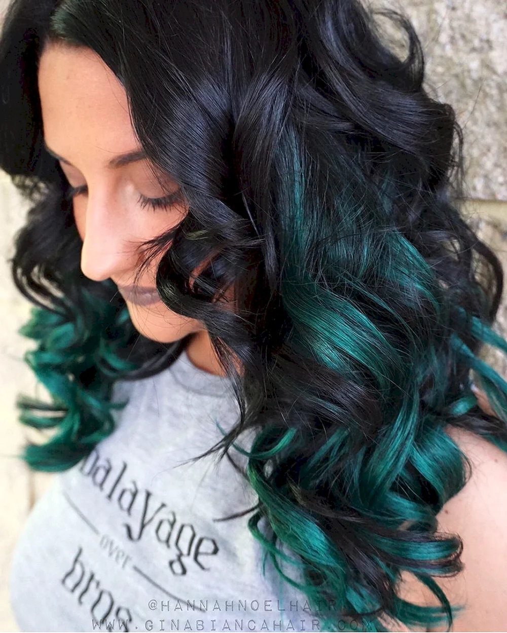 Emerald hair