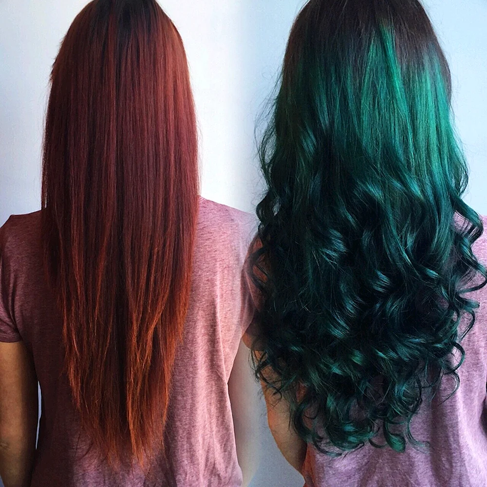 Emerald-hair-Emerald-Green-hair-Ombre.