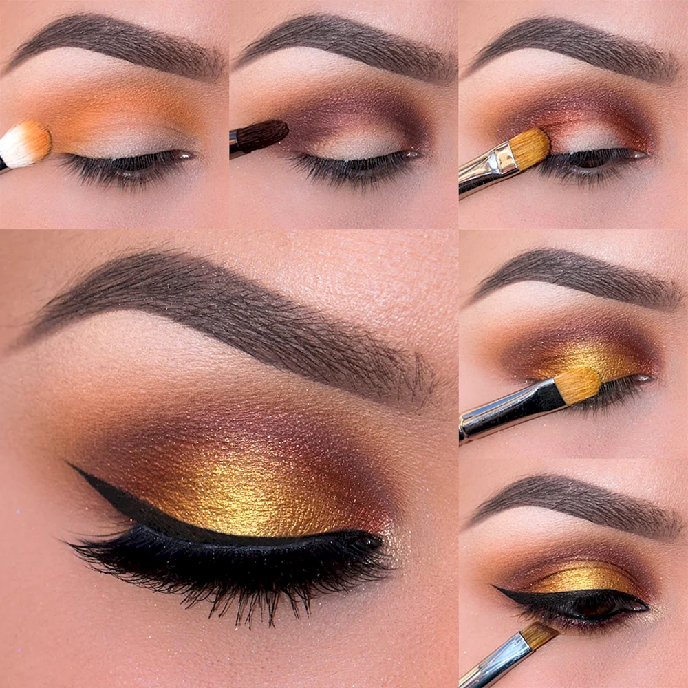 Eye Gold Makeup