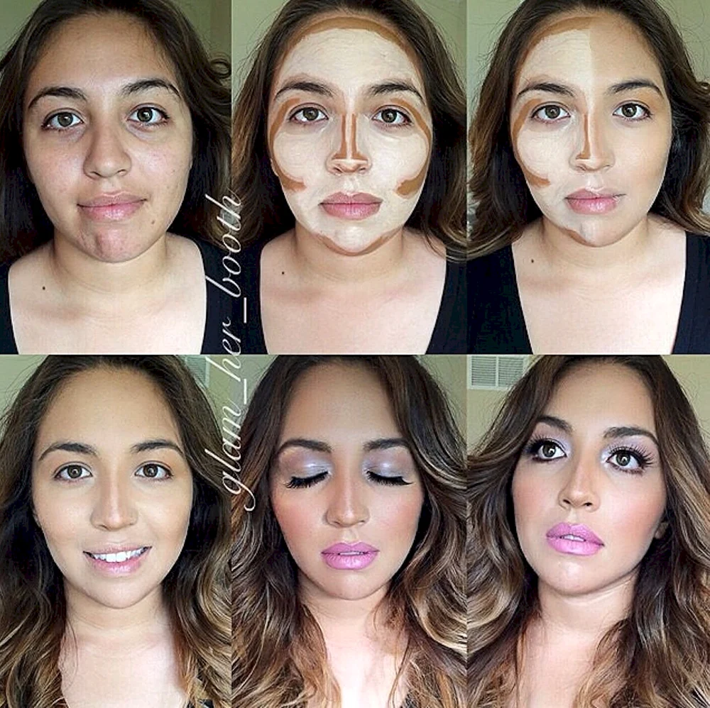 Face Shaping Makeup Makeover