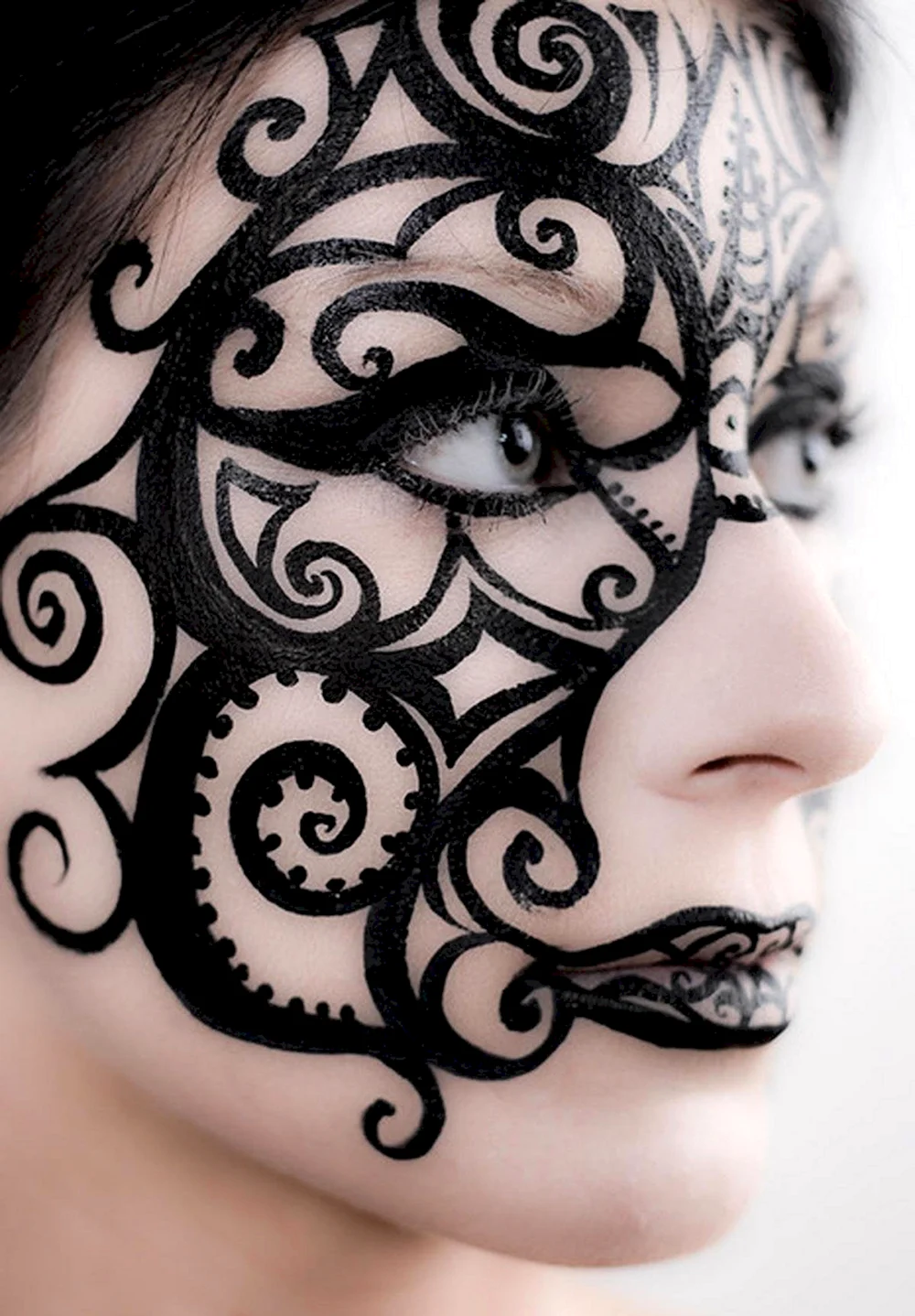 Fantasy Makeup Stencil Cut