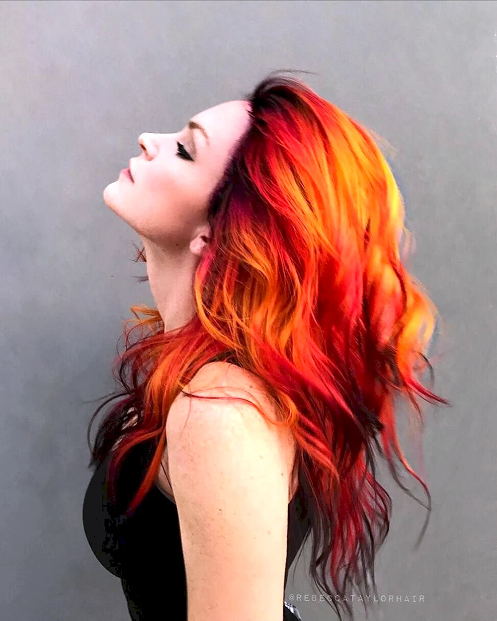 Fire Ombre hair