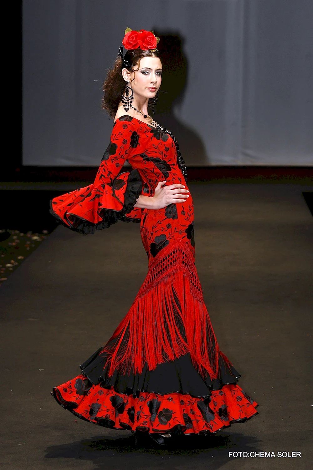 Flamenco Dress Hyge Brwasts