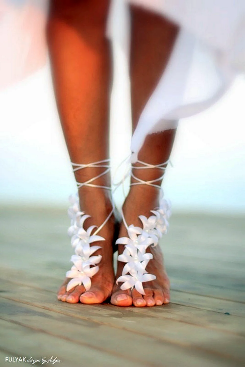 Flower barefoot Sandals