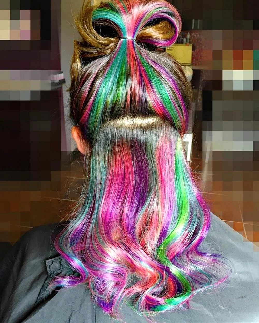 Gf Rainbow hair