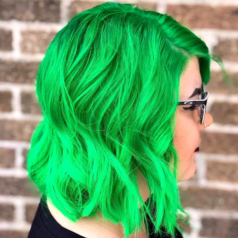 Green hair Color