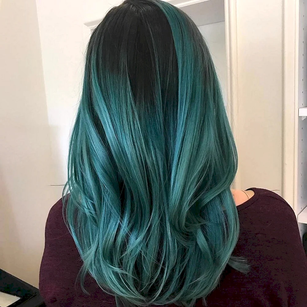 Green hair Color