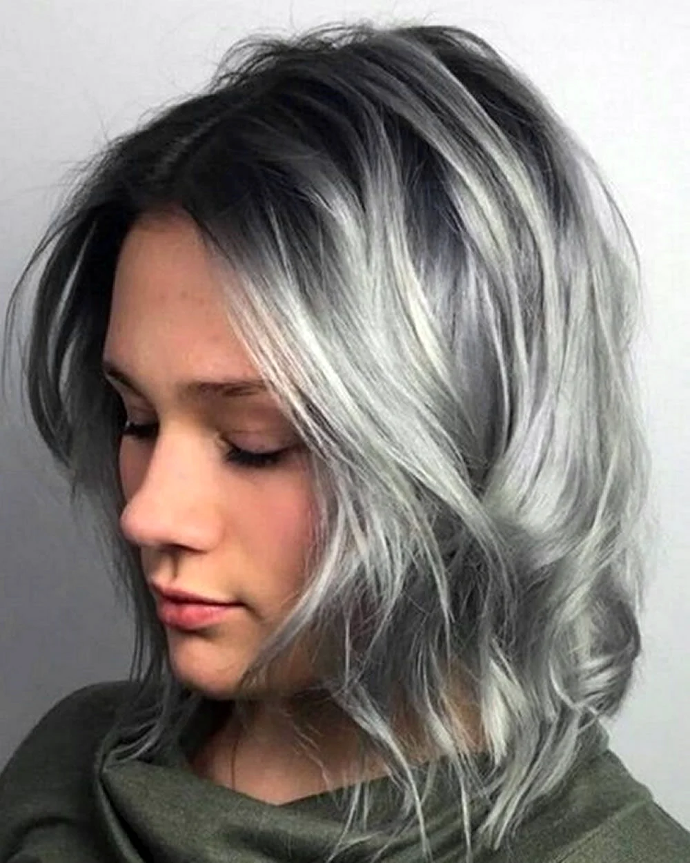 Grey Color for short hair