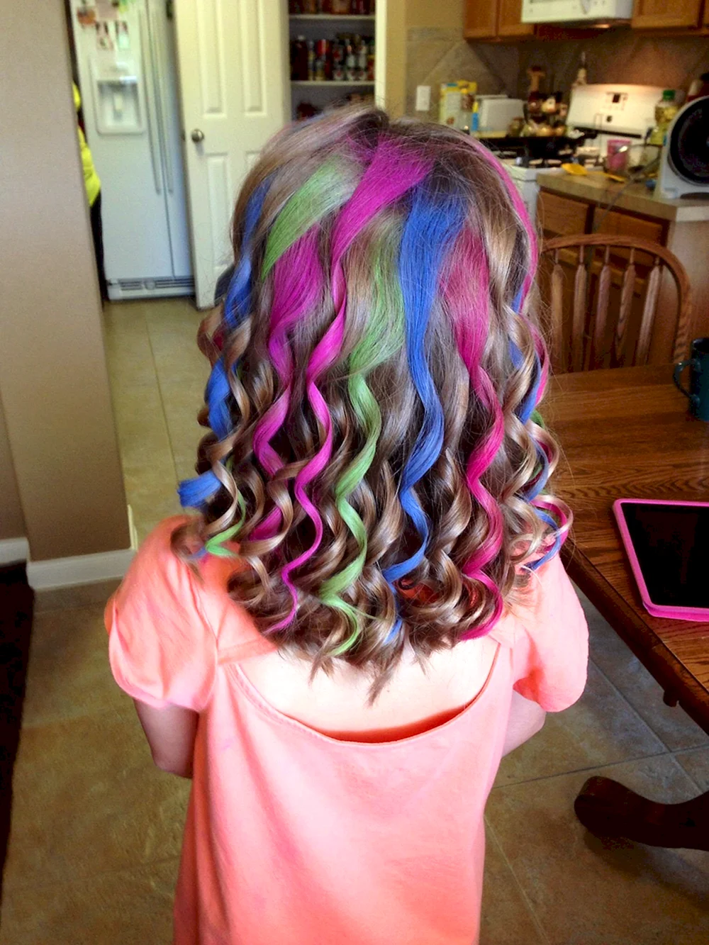 Hair colorful Kids