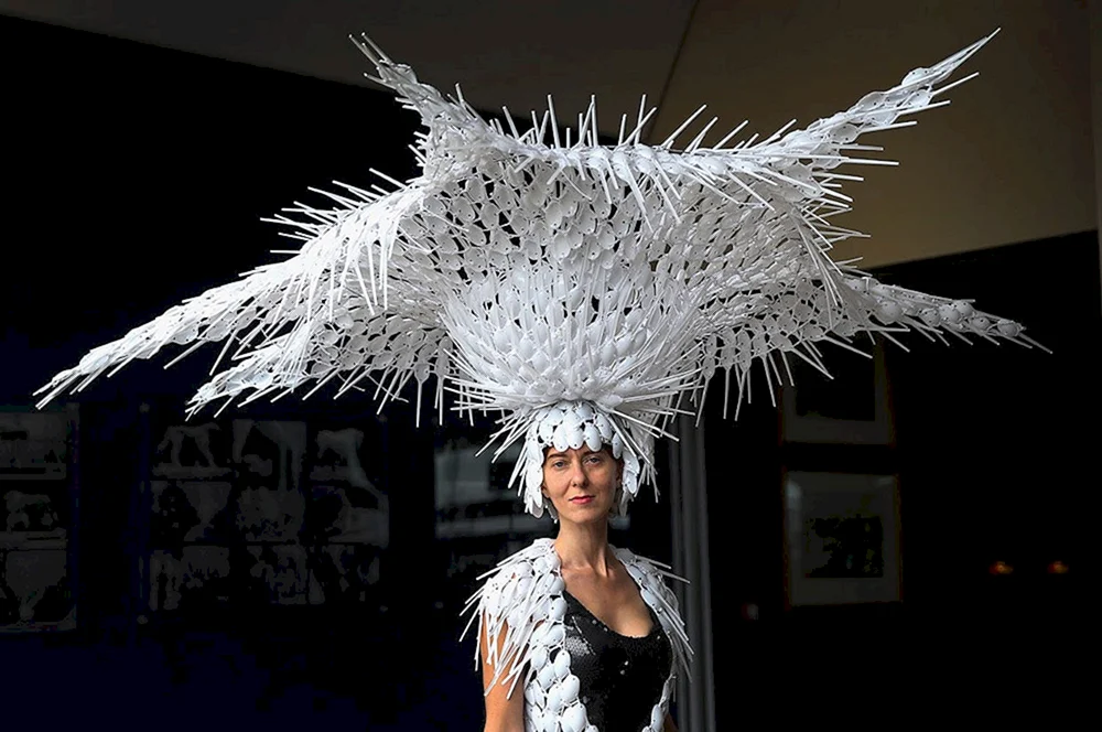 Hats from recycled materials