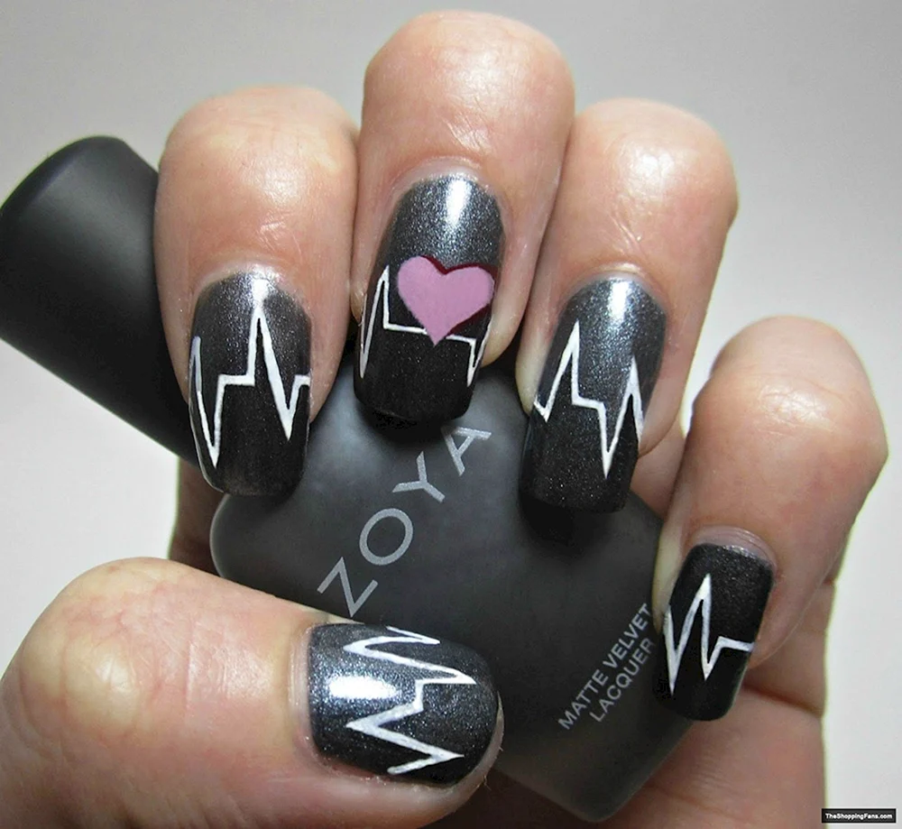 Heart Nail Art