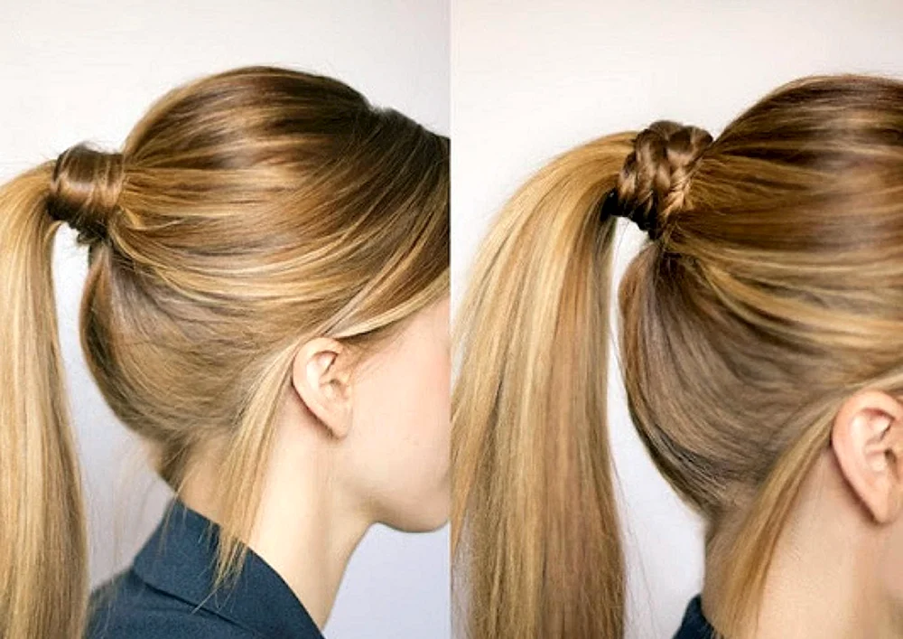 How to make a ponytail