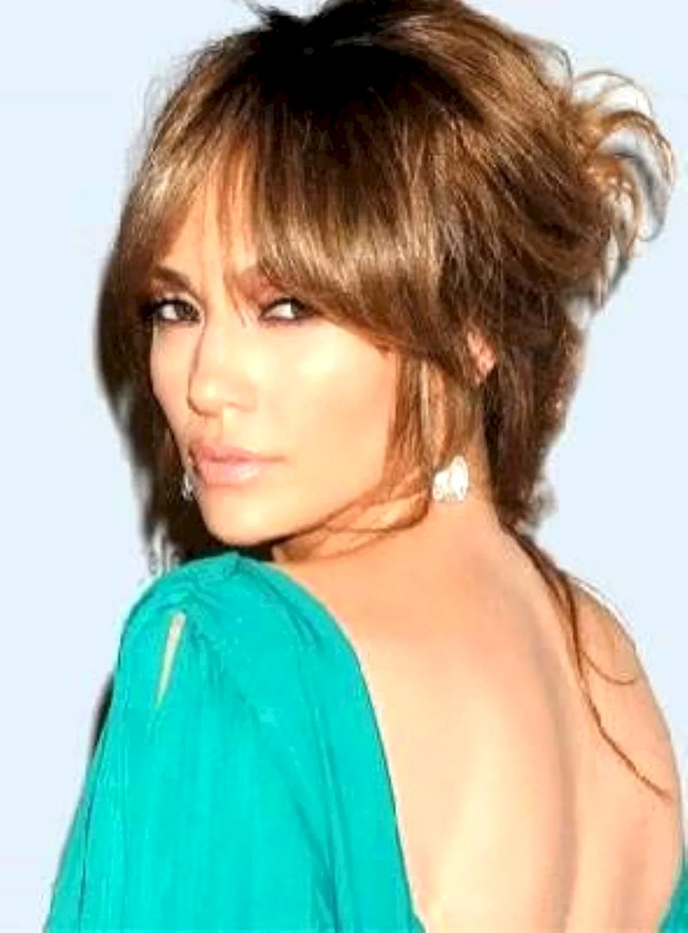 Jennifer Lopez short way hair