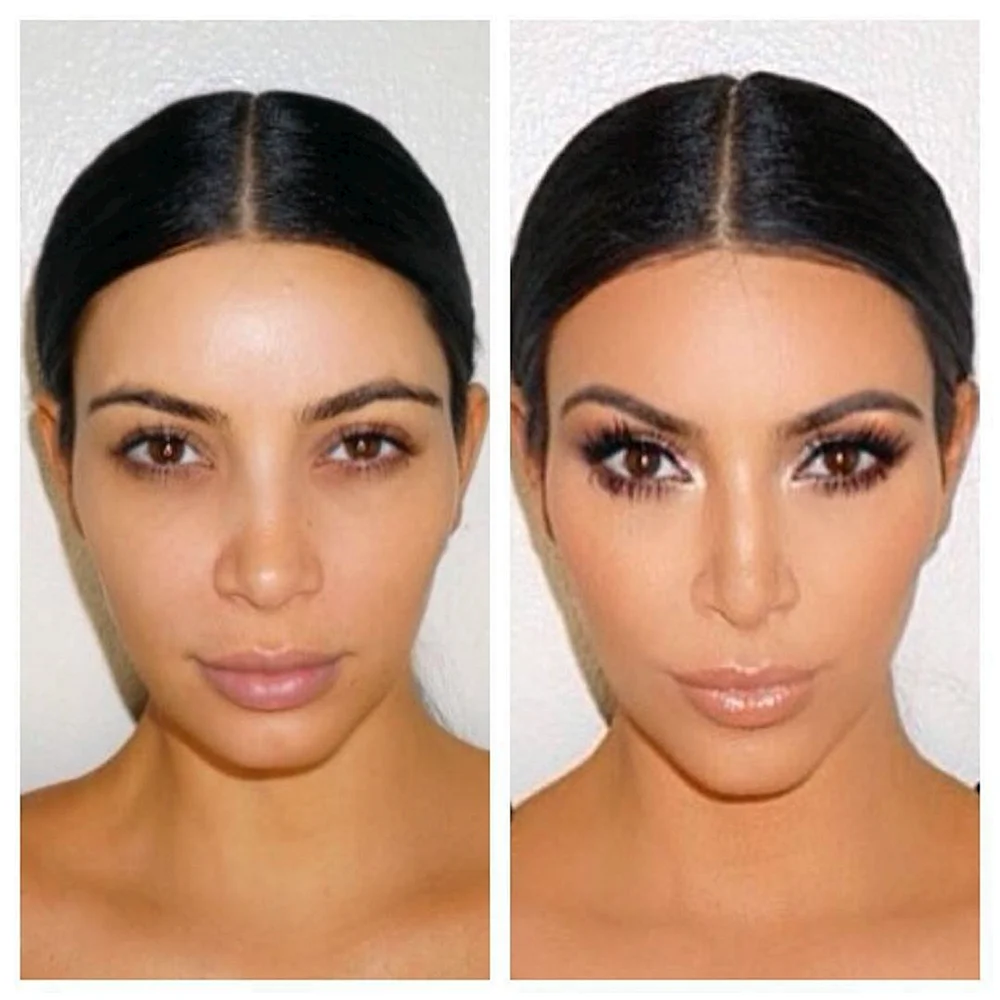 Kim Kardashian without Makeup