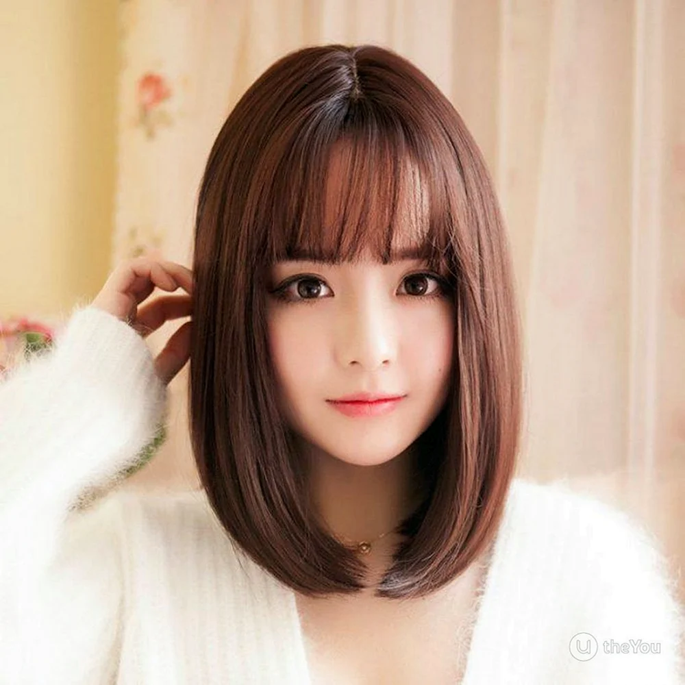 Korean Bangs Hairstyle