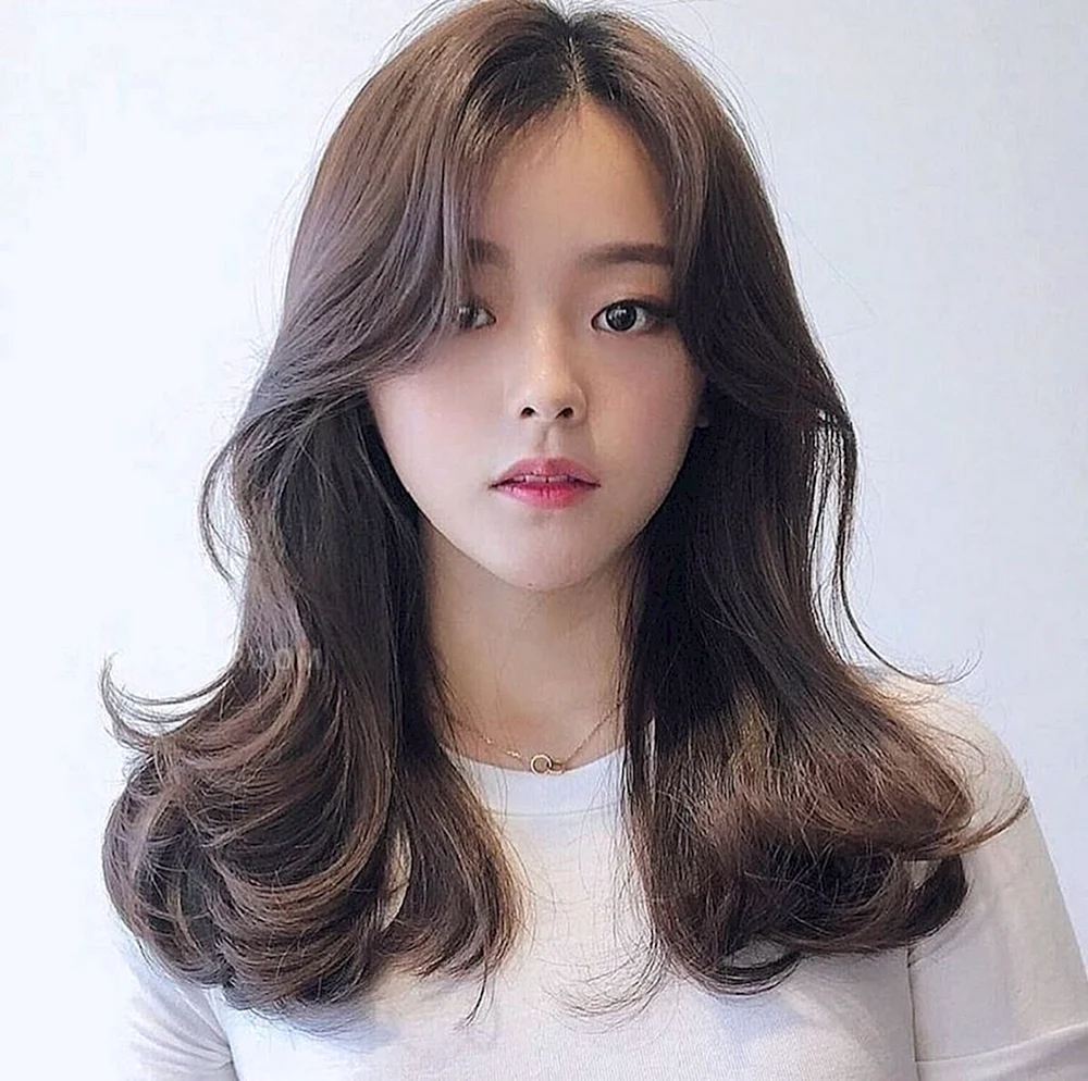 Korean Bangs Hairstyle