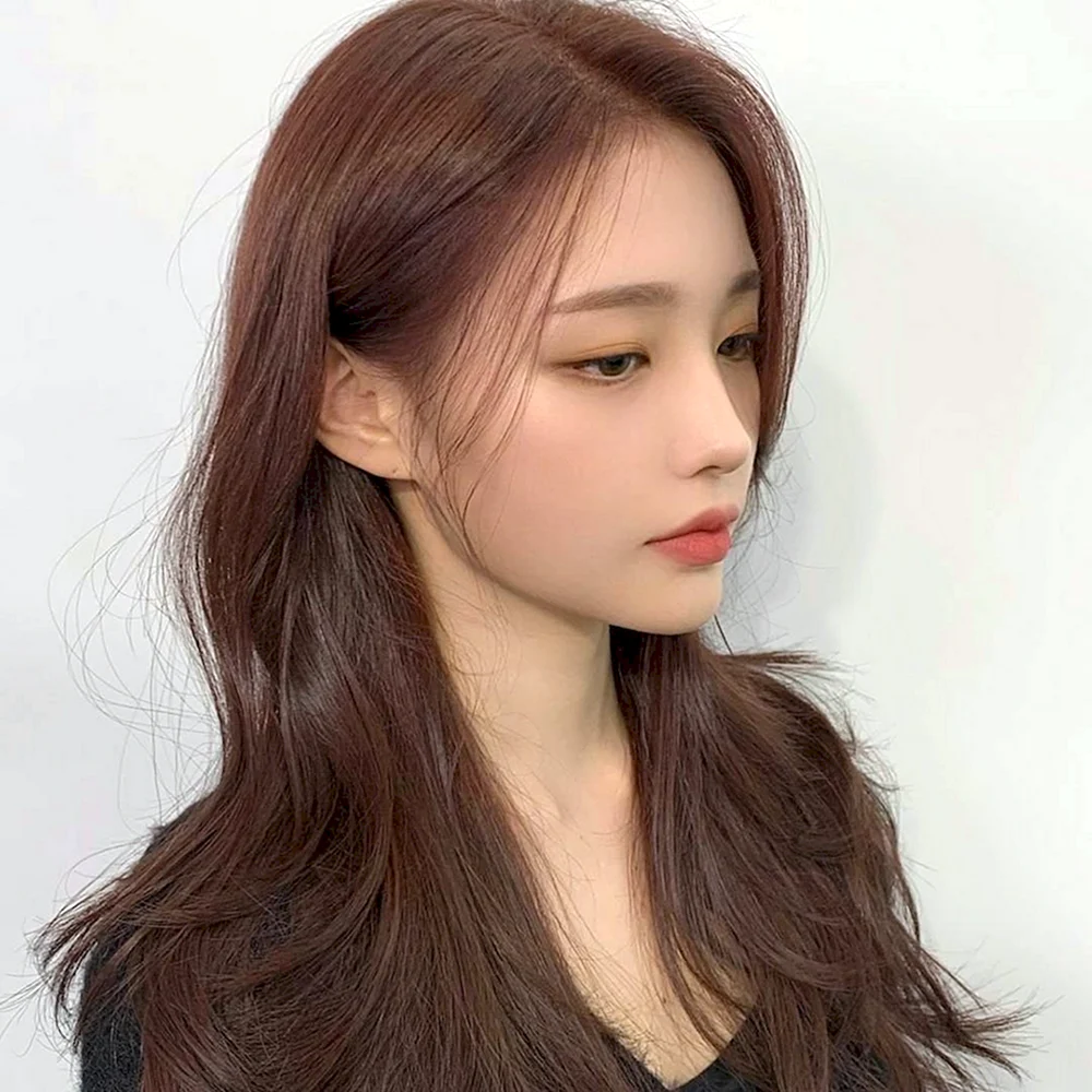 Korean long hair