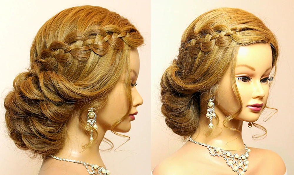Ladies Hairstyle for Stage
