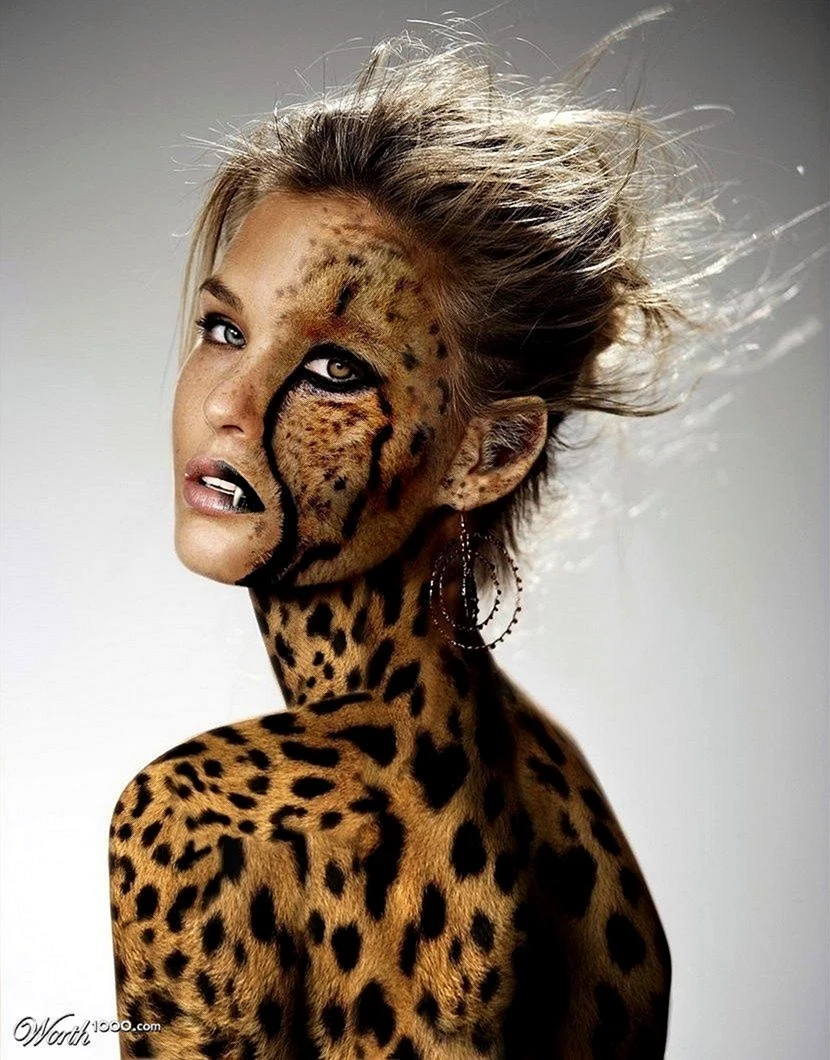 Leopard body Paint