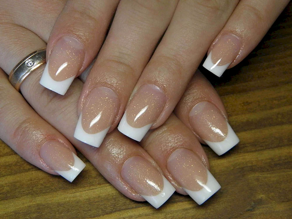 Long French Manicure