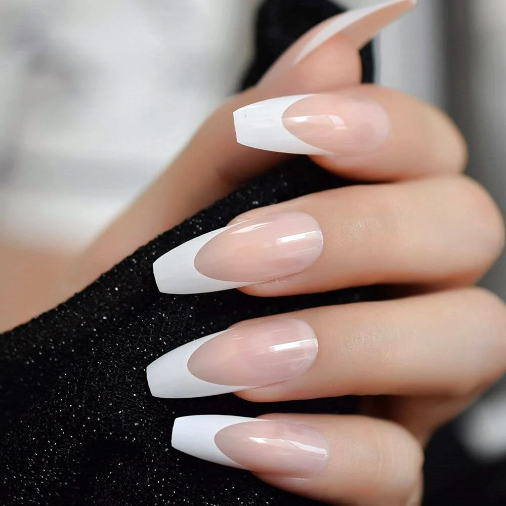 Long French Nails