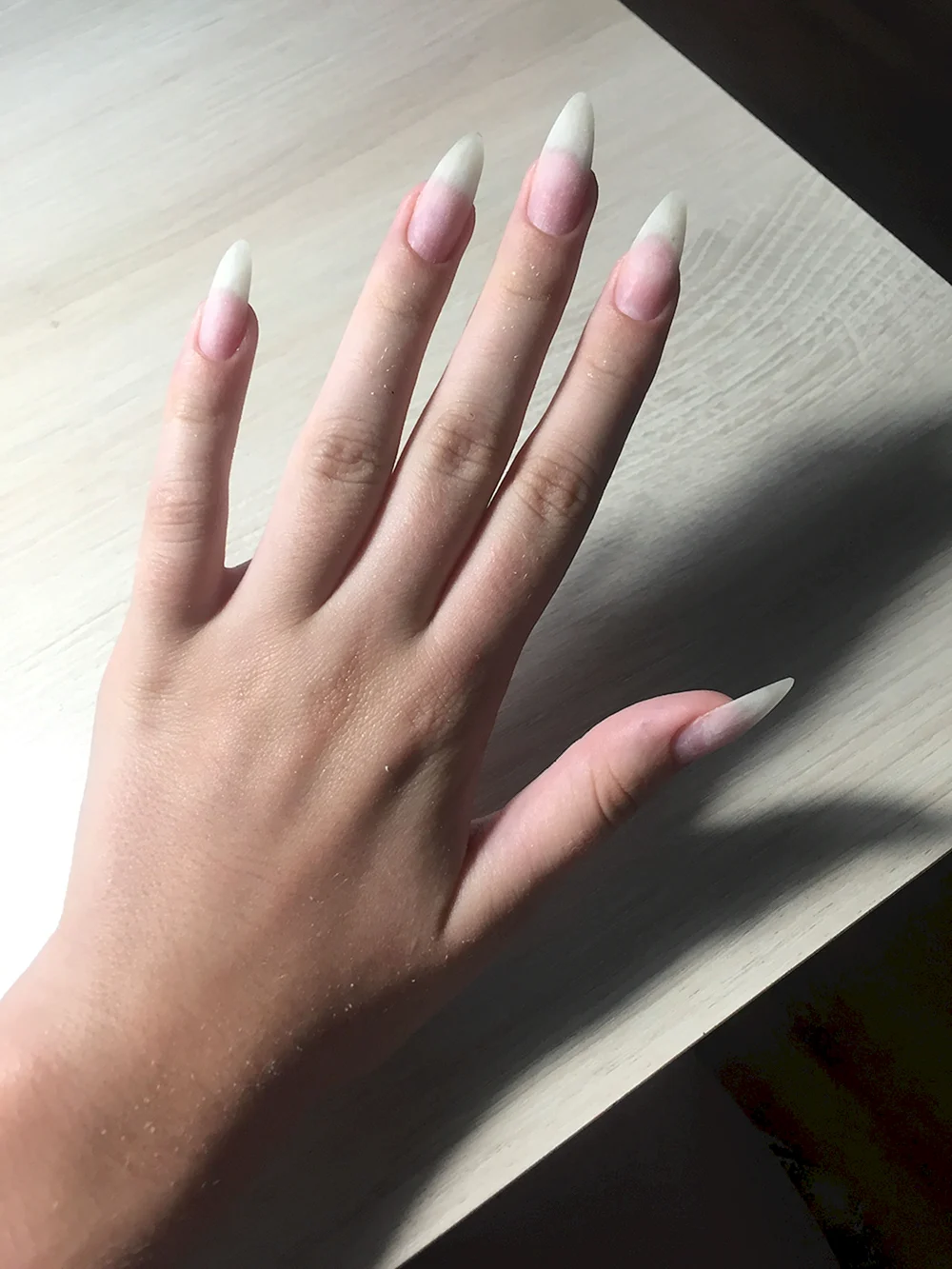 Long natural Nails