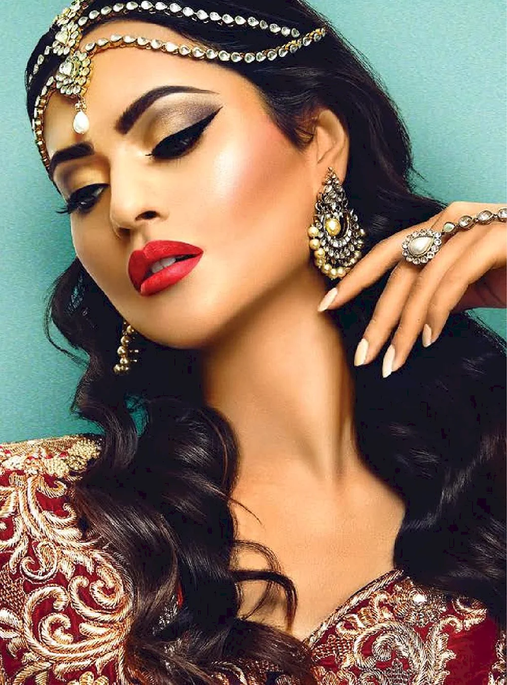 Makeup Arabian look