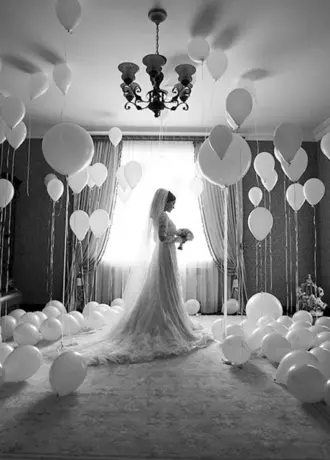 Marriage proposal Balloon decoration
