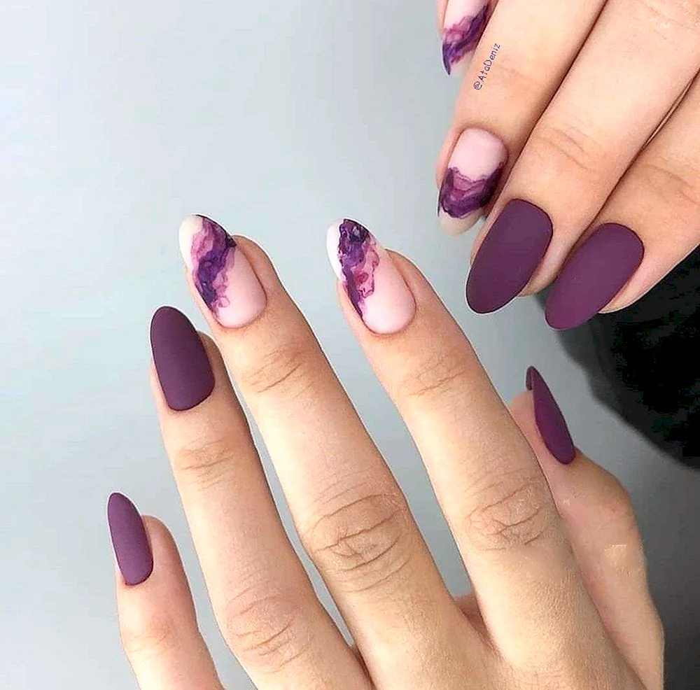 Mauve Purple Nails 2022