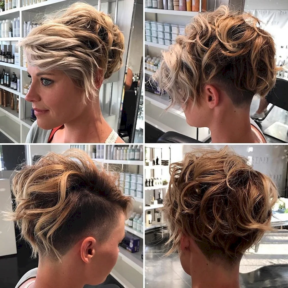 Messy Pixie with Undercut for women
